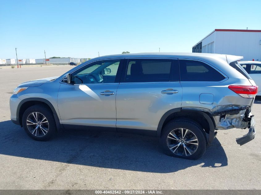 5TDBZRFH5KS984892 2019 Toyota Highlander Le