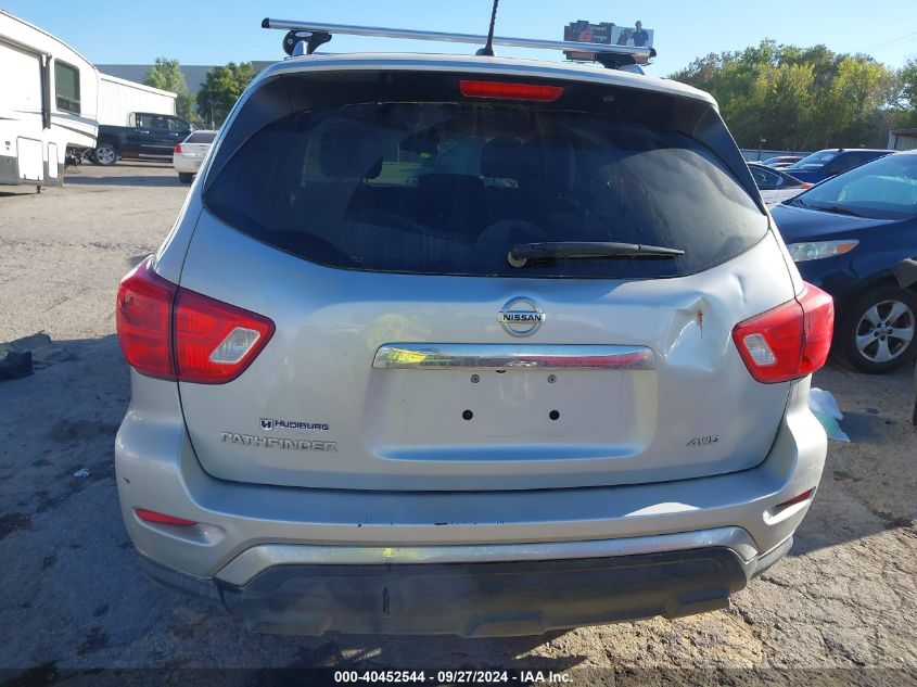 2017 Nissan Pathfinder S VIN: 5N1DR2MM6HC628229 Lot: 40452544