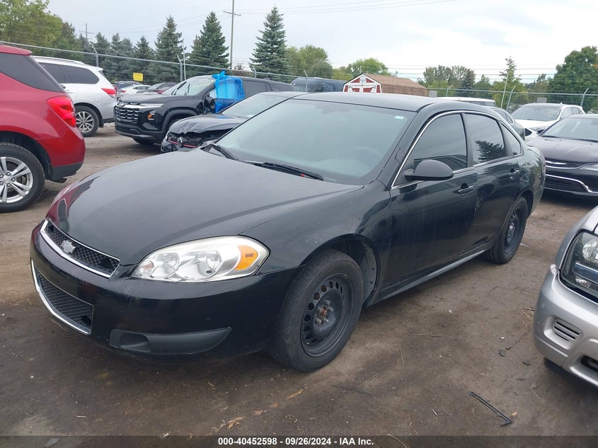 2014 CHEVROLET IMPALA LIMITED POLICE - 2G1WD5E39E1162387