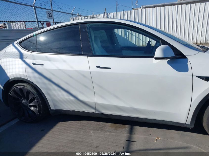 2020 Tesla Model Y Long Range Dual Motor All-Wheel Drive/Performance Dual Motor All-Wheel Drive VIN: 5YJYGDEF5LF023119 Lot: 40452609