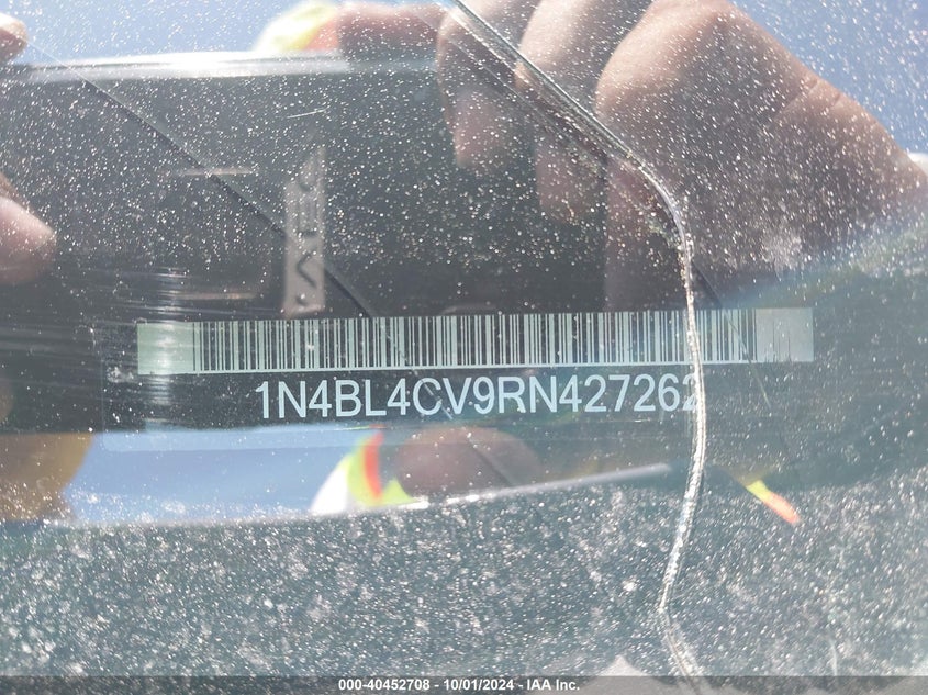 1N4BL4CV9RN427262 2024 Nissan Altima Sr Fwd