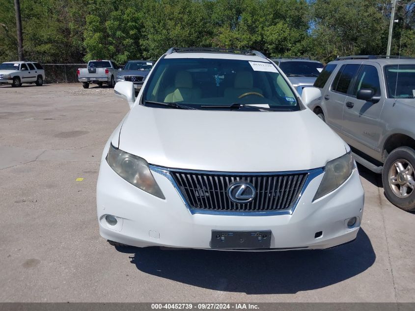 2012 Lexus Rx 350 VIN: 2T2ZK1BA9CC084760 Lot: 40452739