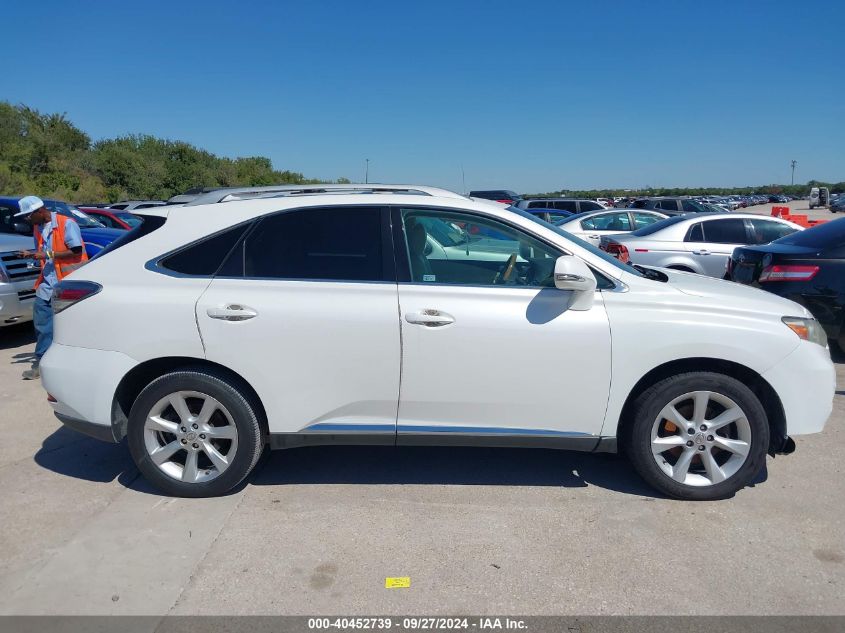 2012 Lexus Rx 350 VIN: 2T2ZK1BA9CC084760 Lot: 40452739