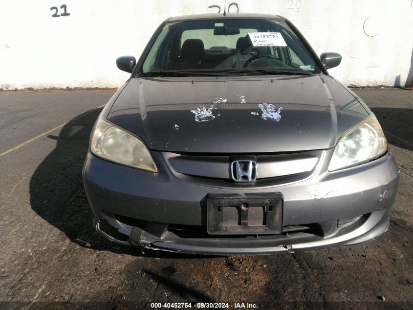 2004 Honda Civic Hybrid VIN: JHMES95654S020710 Lot: 40452754