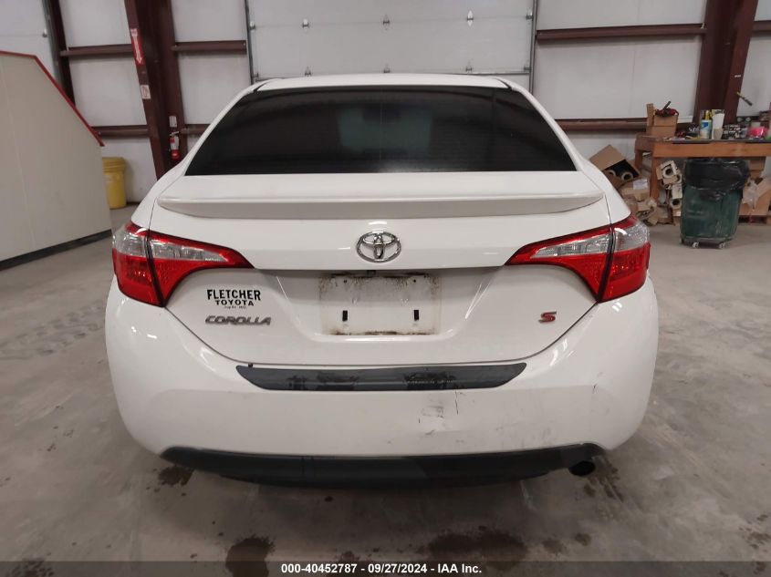 2015 Toyota Corolla S Plus VIN: 5YFBURHE7FP300523 Lot: 40452787