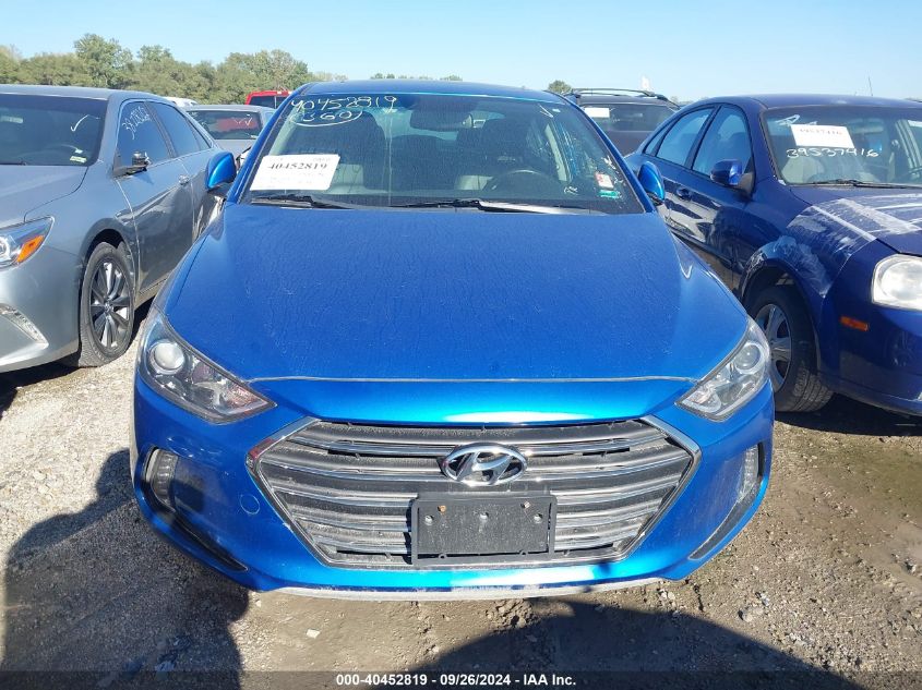 2017 Hyundai Elantra Limited VIN: KMHD84LF0HU331923 Lot: 40452819