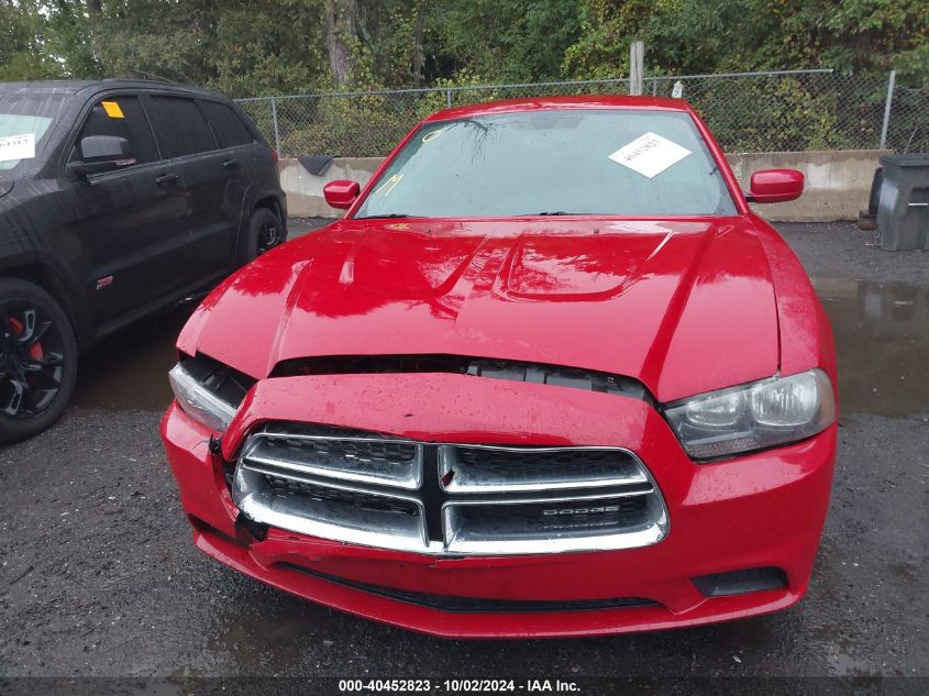 2012 Dodge Charger Se VIN: 2C3CDXBG6CH102945 Lot: 40452823