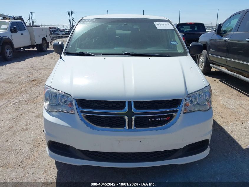 2016 Dodge Grand Caravan Se VIN: 2C4RDGBG6GR168434 Lot: 40452842