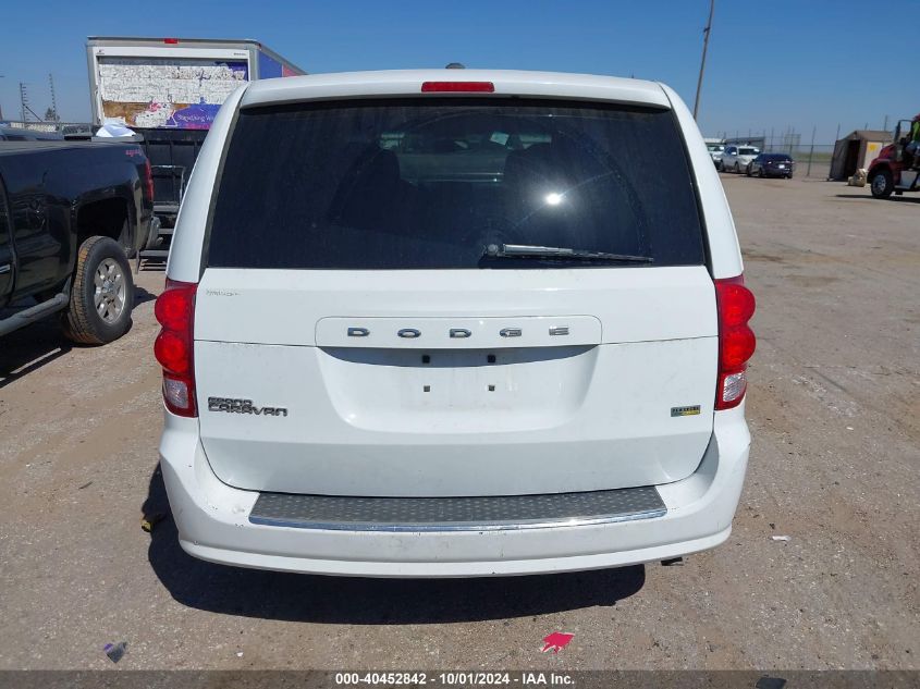 2016 Dodge Grand Caravan Se VIN: 2C4RDGBG6GR168434 Lot: 40452842