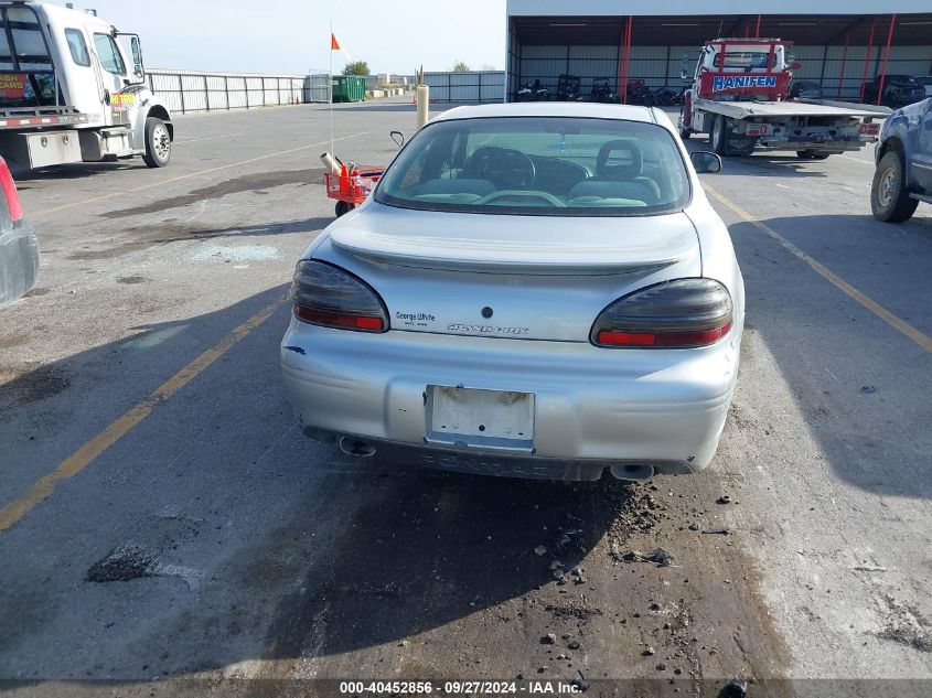 2001 Pontiac Grand Prix Gt VIN: 1G2WP52KX1F209315 Lot: 40452856