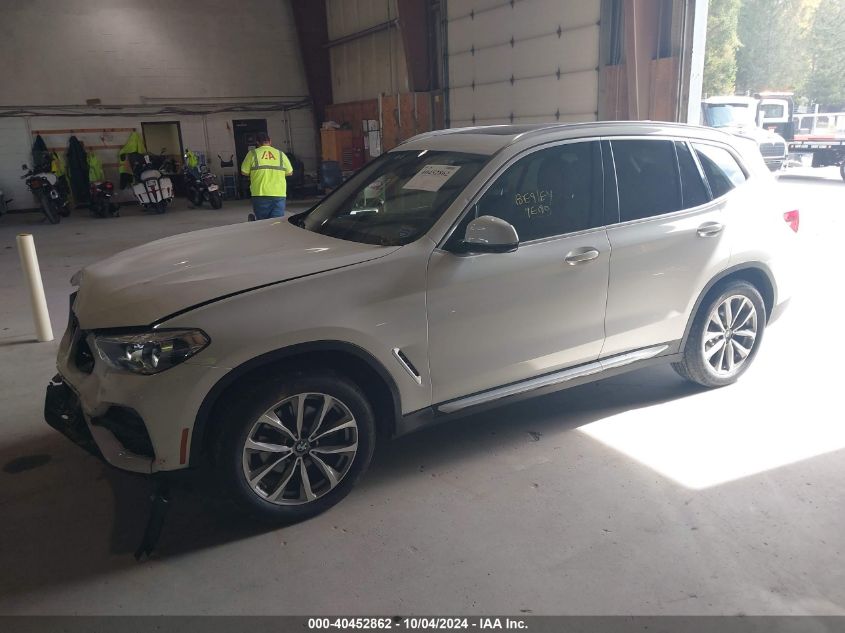 2019 BMW X3 xDrive30I VIN: 5UXTR9C55KLE16806 Lot: 40452862