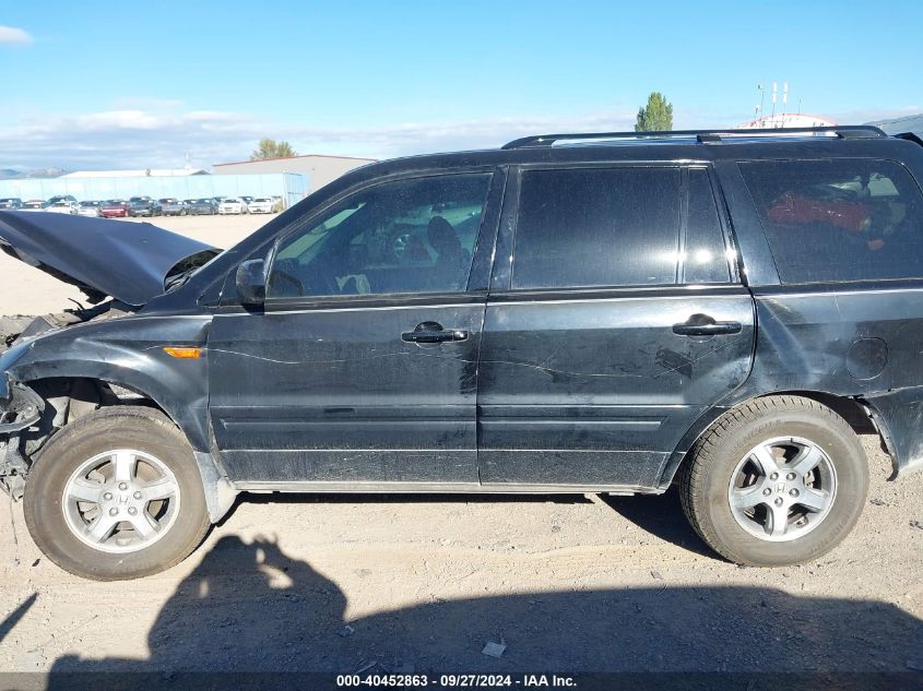 2008 Honda Pilot Se VIN: 5FNYF18398B049751 Lot: 40452863