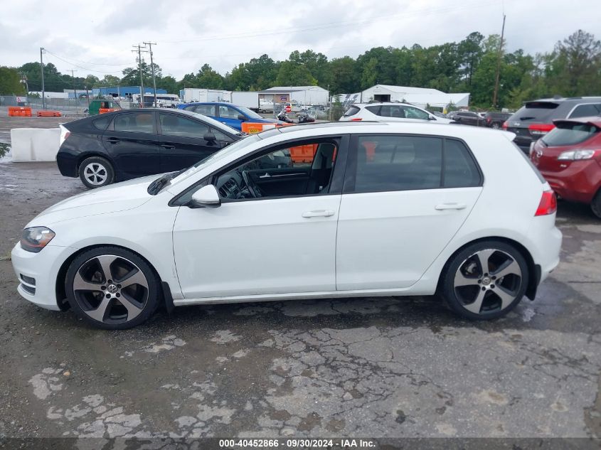 3VW2A7AU5FM029142 2015 Volkswagen Golf Tdi Sel 4-Door