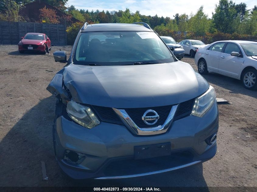 2015 Nissan Rogue Sl VIN: 5N1AT2MV0FC910506 Lot: 40452873