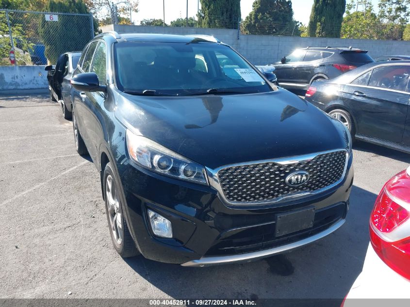 2016 Kia Sorento 3.3L Sx VIN: 5XYPK4A51GG155929 Lot: 40452911