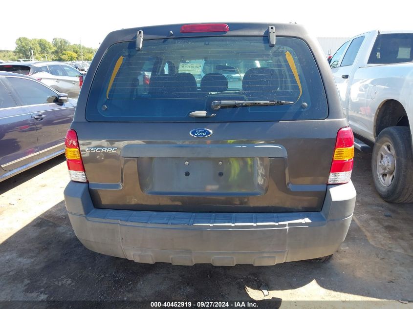 1FMYU02Z57KB59643 2007 Ford Escape Xls/Xls Manual