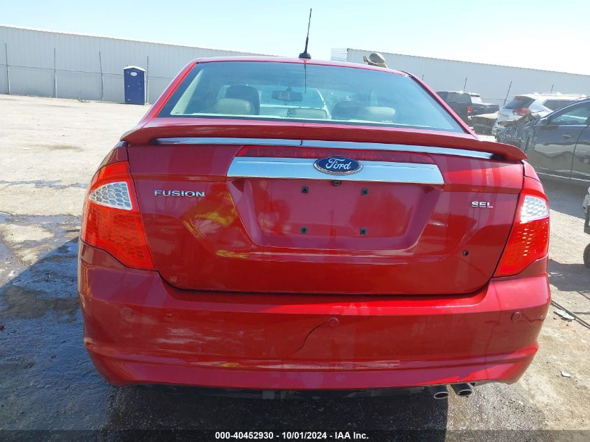 2010 Ford Fusion Sel VIN: 3FAHP0JA0AR140420 Lot: 40452930