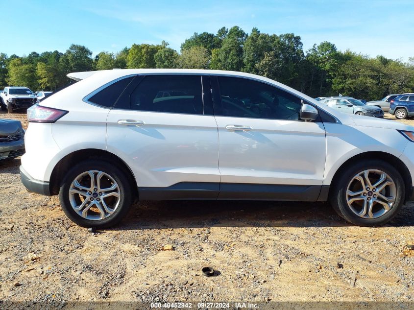 2017 Ford Edge Titanium VIN: 2FMPK3K93HBB53046 Lot: 40452942