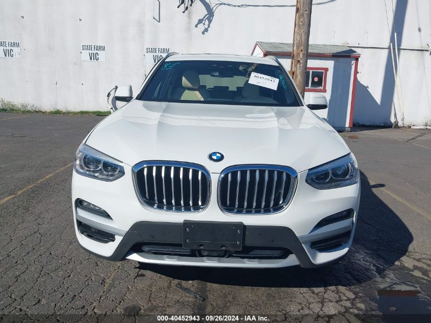 2021 BMW X3 xDrive30I VIN: 5UXTY5C05M9G11952 Lot: 40452943