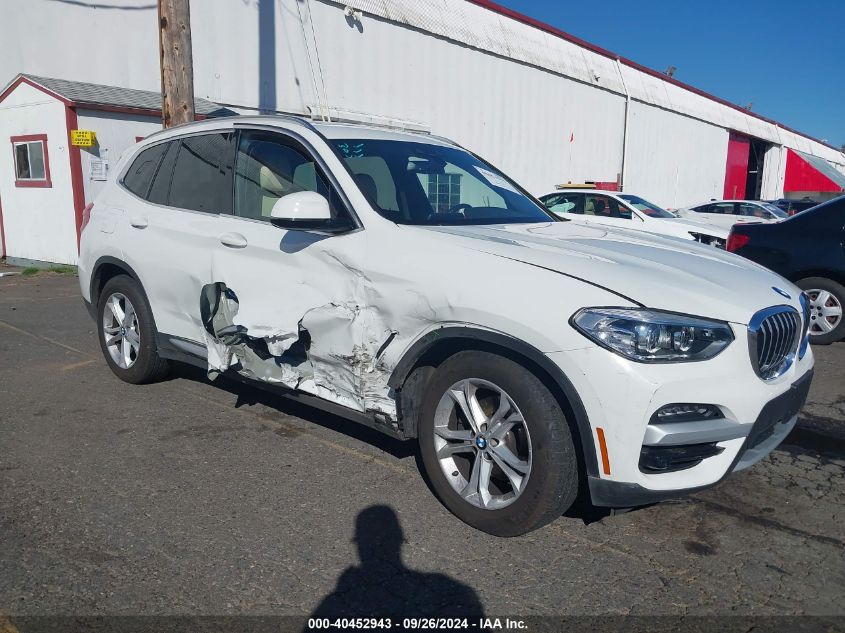 2021 BMW X3 xDrive30I VIN: 5UXTY5C05M9G11952 Lot: 40452943