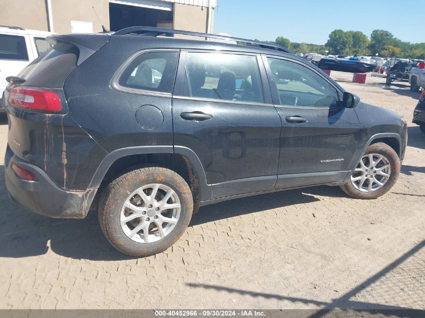 2015 Jeep Cherokee Sport VIN: 1C4PJMAB9FW599974 Lot: 40452966