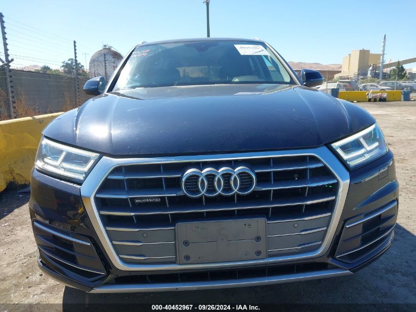 2018 Audi Q5 2.0T Premium/2.0T Tech Premium VIN: WA1BNAFY3J2136393 Lot: 40452967