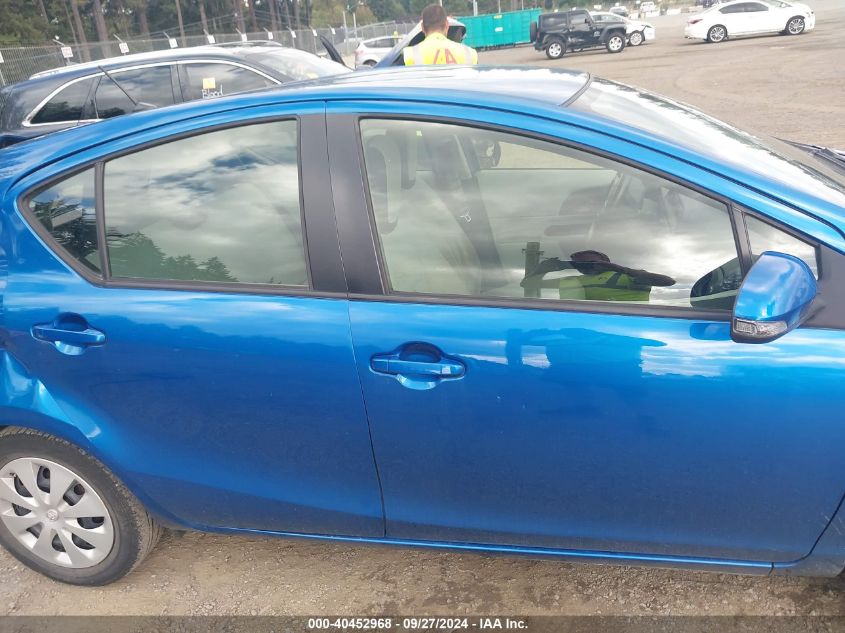 JTDKDTB39E1568660 2014 Toyota Prius C One