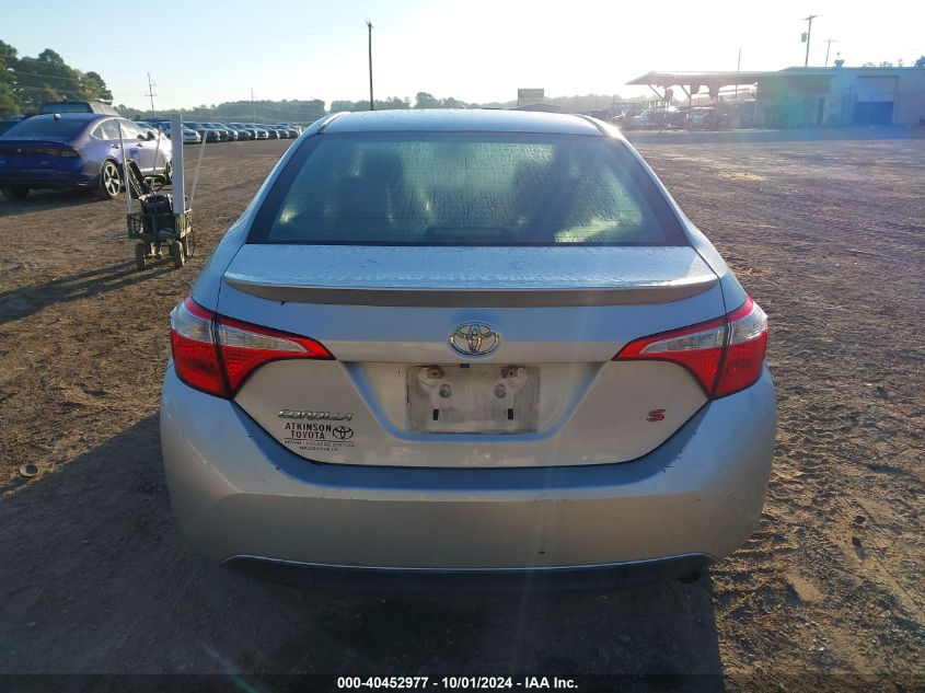 2014 Toyota Corolla L/Le/Le Pls/Prm/S/S Pls VIN: 5YFBURHE5EP040105 Lot: 40452977