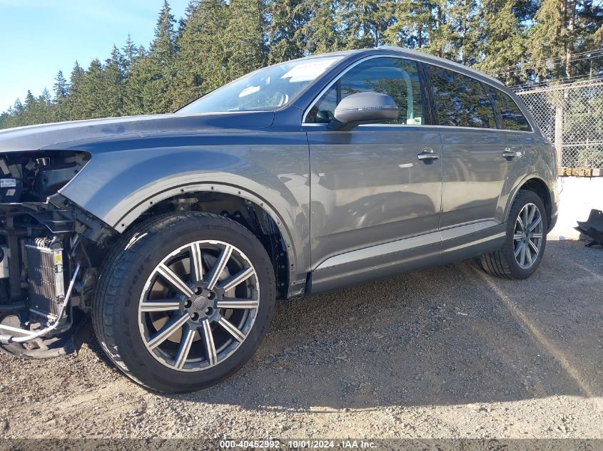 2018 Audi Q7 3.0T Premium VIN: WA1VAAF75JD017152 Lot: 40452992