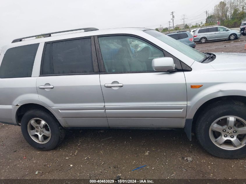 2006 Honda Pilot Ex VIN: 2HKYF18466H532881 Lot: 40453029