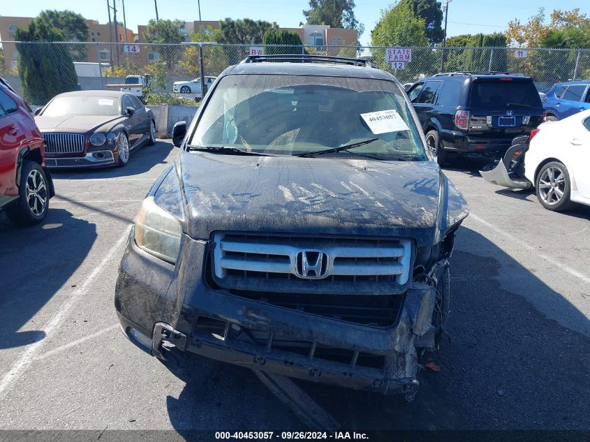 2006 Honda Pilot Ex-L VIN: 2HKYF18526H555311 Lot: 40453057