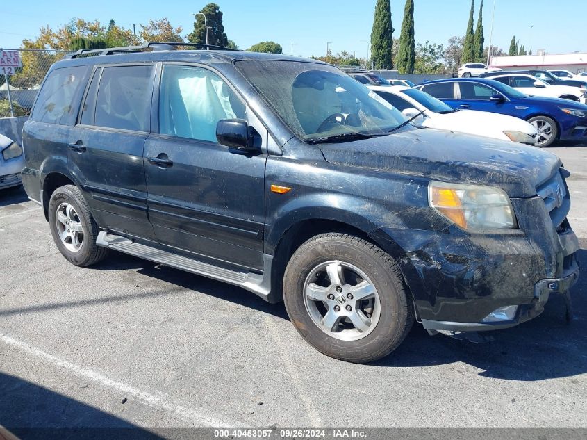 2006 Honda Pilot Ex-L VIN: 2HKYF18526H555311 Lot: 40453057