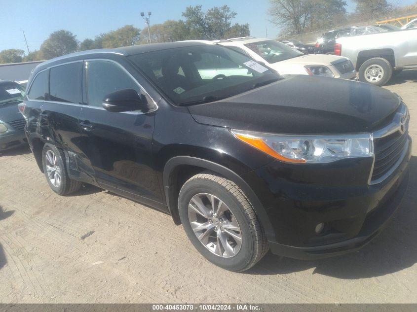 5TDJKRFH5FS170795 2015 TOYOTA HIGHLANDER - Image 1