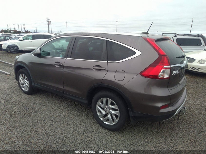 Vin: 2hkrm4h70fh706238, lot: 40941749, honda cr-v ex-l 20153