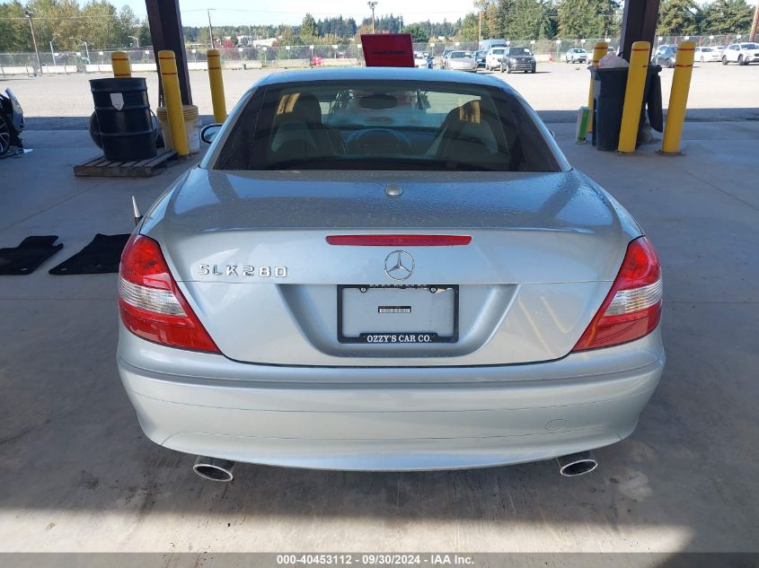 WDBWK54F37F144308 2007 Mercedes-Benz Slk 280