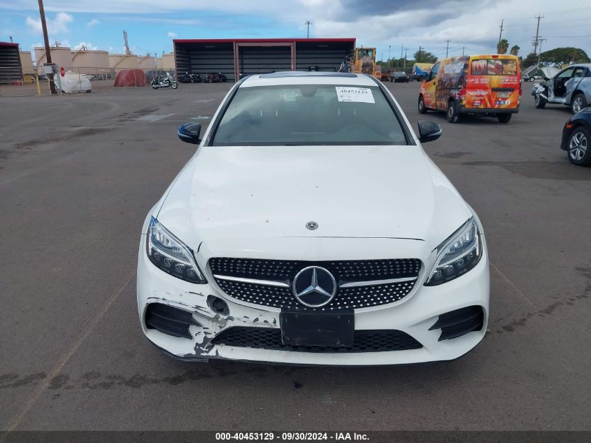 2019 Mercedes-Benz C 300 VIN: 55SWF8DB5KU298003 Lot: 40453129