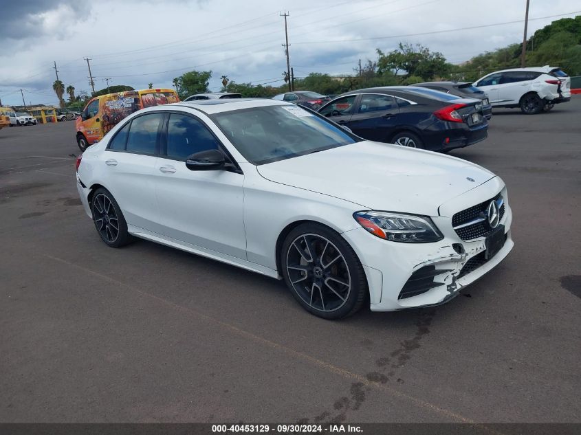 55SWF8DB5KU298003 2019 MERCEDES-BENZ C CLASS - Image 1