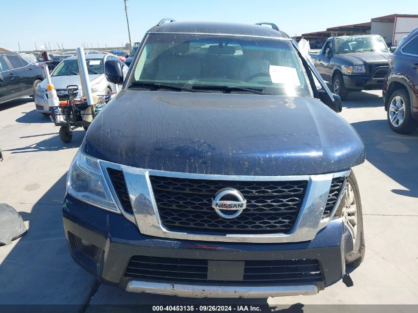 2018 Nissan Armada Sv VIN: JN8AY2NC3J9552508 Lot: 40453135