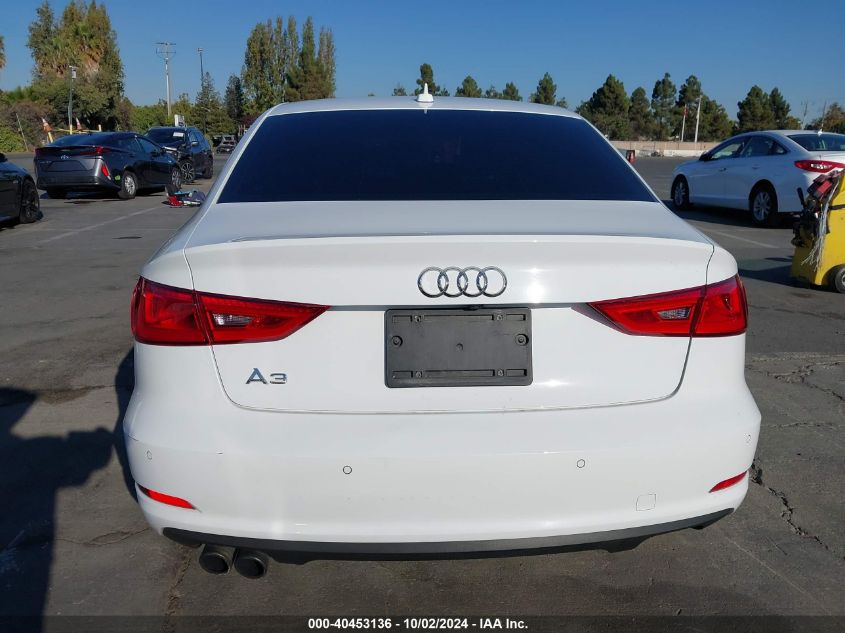 2016 Audi A3 1.8T Premium VIN: WAUA7GFF4G1019804 Lot: 40453136