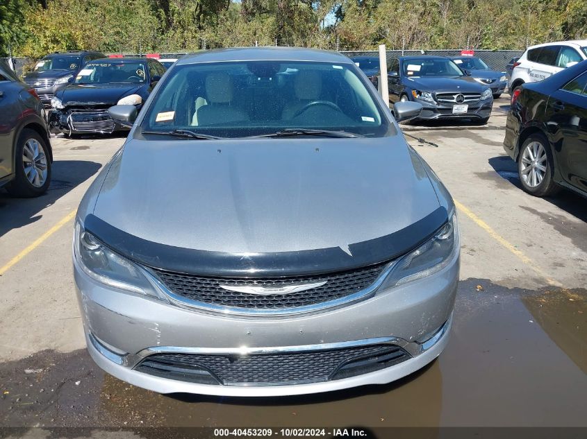 2015 Chrysler 200 C VIN: 1C3CCCEG6FN512471 Lot: 40453209