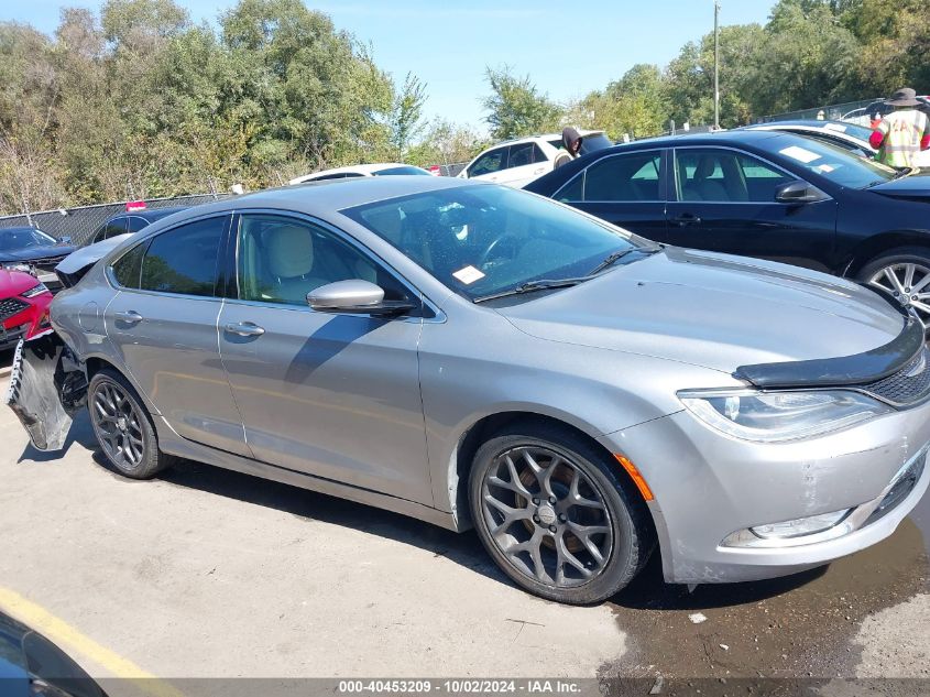 2015 Chrysler 200 C VIN: 1C3CCCEG6FN512471 Lot: 40453209