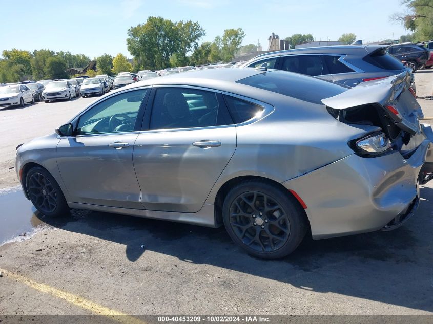 2015 Chrysler 200 C VIN: 1C3CCCEG6FN512471 Lot: 40453209