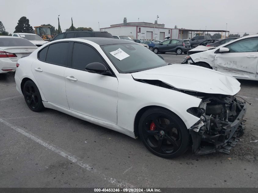 VIN ZARFAEBN8J7588970 2018 ALFA ROMEO GIULIA RWD