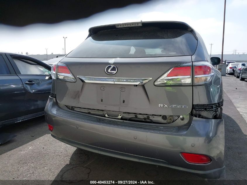 2015 Lexus Rx 450H VIN: 2T2ZB1BA4FC004169 Lot: 40453274