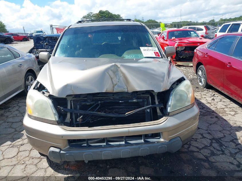 2003 Honda Pilot Ex-L VIN: 2HKYF18573H574089 Lot: 40453295