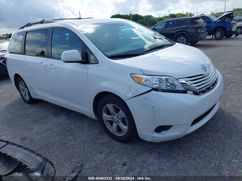 2015 Toyota Sienna Le VIN: 5TDKK3DC1FS575903 Lot: 40453332