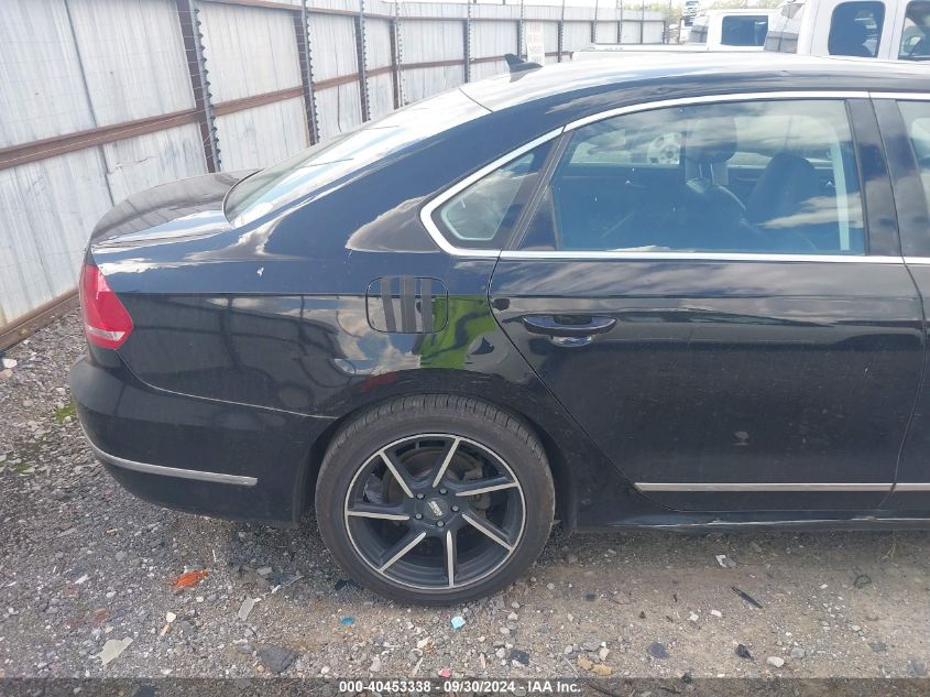 1VWCM7A35DC042751 2013 Volkswagen Passat 3.6L V6 Sel Premium