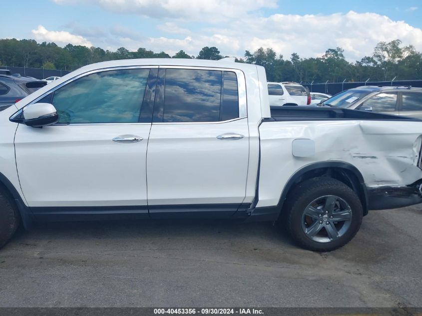 2023 Honda Ridgeline Rtl-E VIN: 5FPYK3F72PB035273 Lot: 40453356