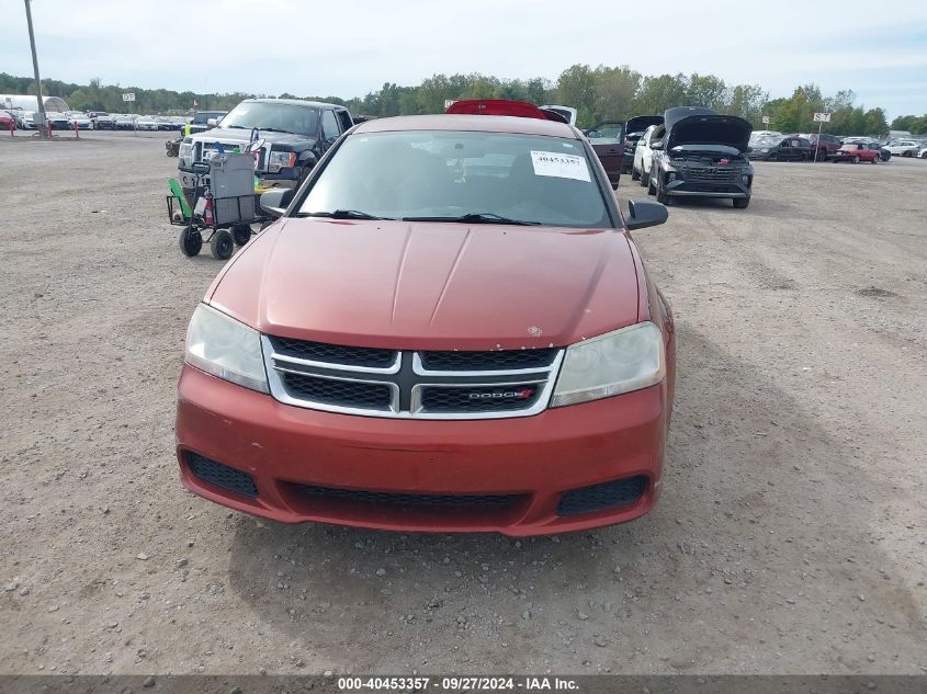 1C3CDZAB0CN232471 2012 Dodge Avenger Se