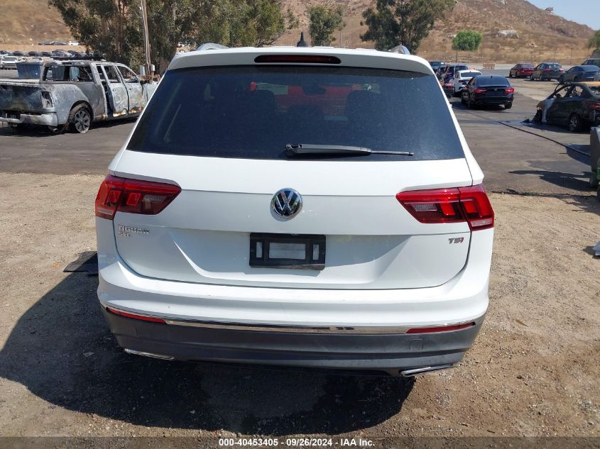 2018 Volkswagen Tiguan 2.0T Se/2.0T Sel VIN: 3VV3B7AX1JM178303 Lot: 40453405